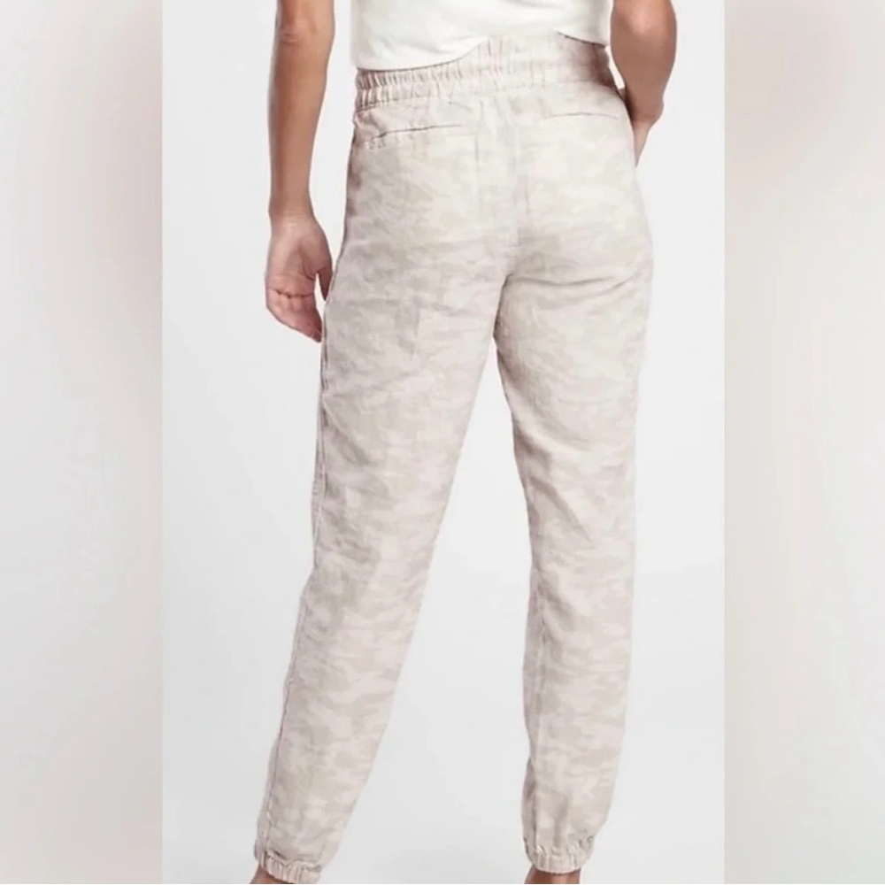 Athleta Cabo tide linen jogger size 12